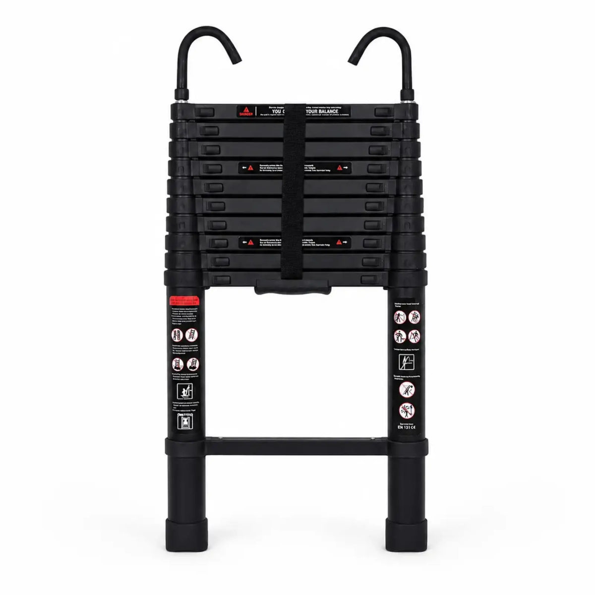 3.2m Pro Telescopic Ladder, Black | Expert Ladders
