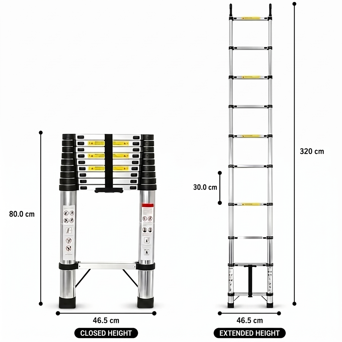 3.2m Pro Telescopic Ladder | Expert Ladders